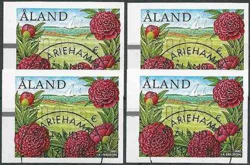ALAND 2007 Mi-Nr. ATM 18 Satz 1 Automatenmarken o used - aus Abo