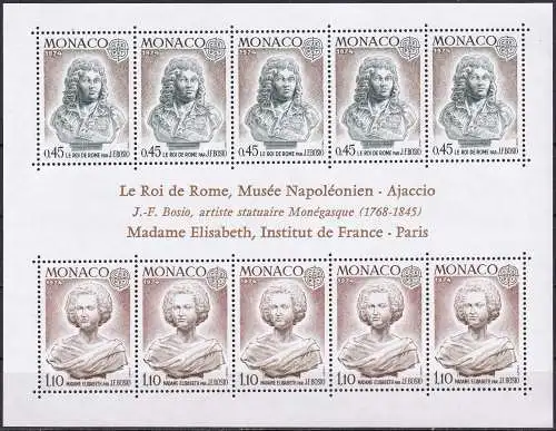 MONACO 1974 Mi-Nr. Block 7 ** MNH - CEPT