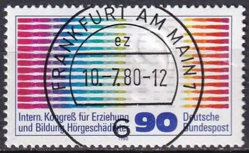 DEUTSCHLAND 1980 Mi-Nr. 1053 o used - aus Abo