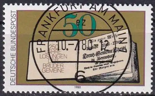 DEUTSCHLAND 1980 Mi-Nr. 1054 o used - aus Abo