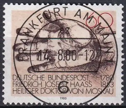 DEUTSCHLAND 1980 Mi-Nr. 1056 o used - aus Abo