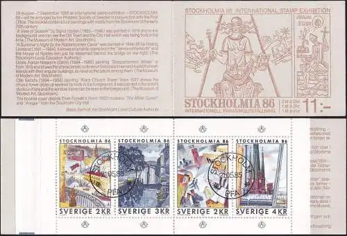 SCHWEDEN 1985 Mi-Nr. MH 107 Markenheft - booklet o used