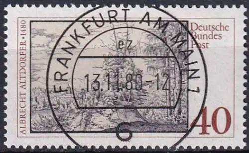 DEUTSCHLAND 1980 Mi-Nr. 1067 o used - aus Abo