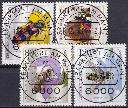 DEUTSCHLAND 1984 Mi-Nr. 1202/05 o used - aus Abo