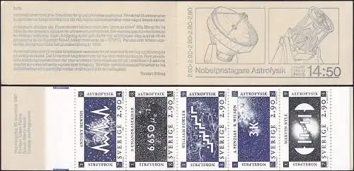 SCHWEDEN 1987 Mi-Nr. MH 127 Markenheft/booklet ** MNH