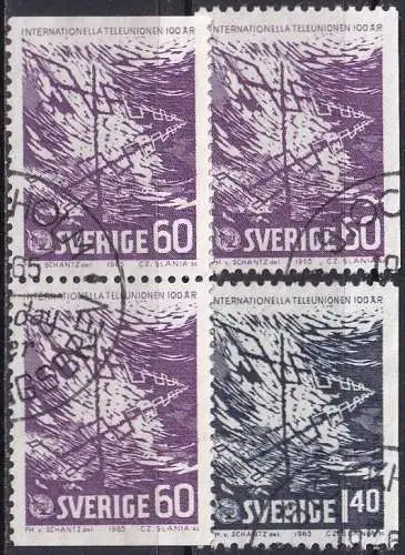 SCHWEDEN 1965 Mi-Nr. 534/35 CDD o used - aus Abo