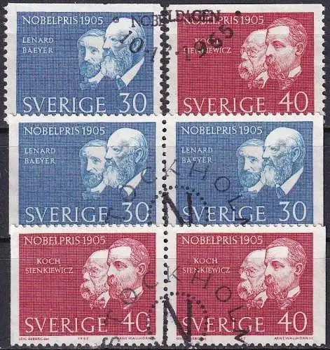 SCHWEDEN 1965 Mi-Nr. 542/43 ADD o used - aus Abo