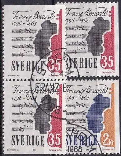 SCHWEDEN 1968 Mi-Nr. 601/02 CDD o used - aus Abo