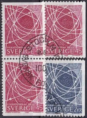 SCHWEDEN 1968 Mi-Nr. 614/15 CDD o used - aus Abo