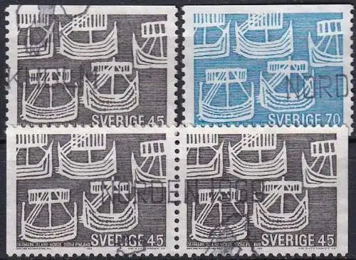 SCHWEDEN 1969 Mi-Nr. 629/30 ADD o used - aus Abo