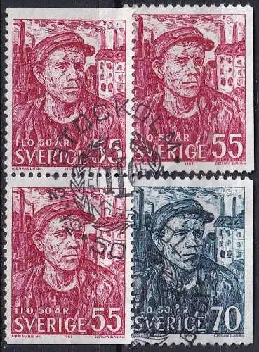 SCHWEDEN 1969 Mi-Nr. 632/33 CDD o used - aus Abo