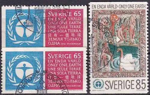 SCHWEDEN 1972 Mi-Nr. 758/59 AC o used - aus Abo