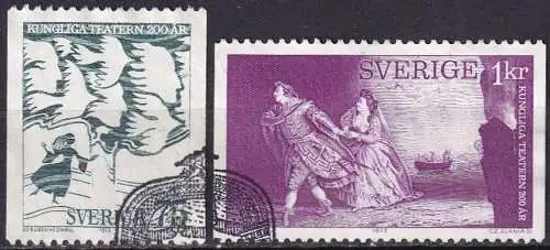 SCHWEDEN 1973 Mi-Nr. 792/93 o used - aus Abo