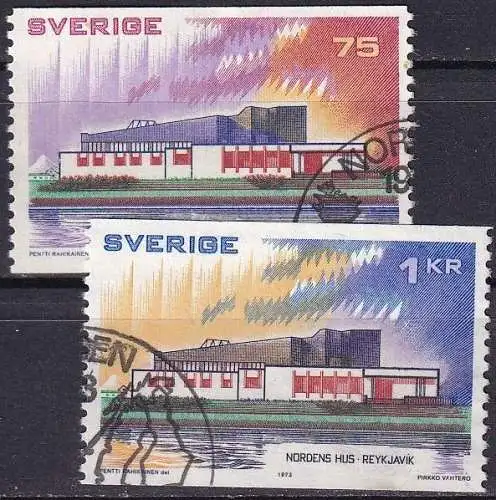 SCHWEDEN 1973 Mi-Nr. 808/09 o used - aus Abo