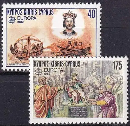 ZYPERN 1982 Mi-Nr. 566/67 ** MNH