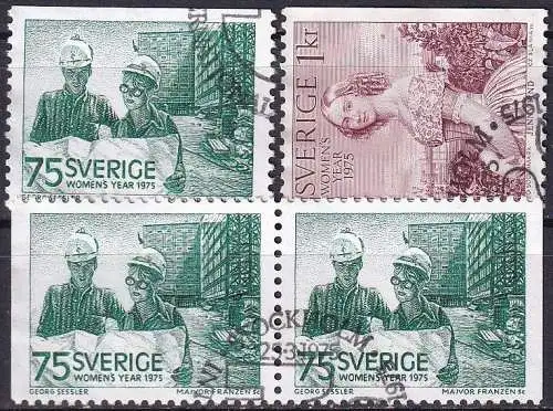 SCHWEDEN 1975 Mi-Nr. 892/93 ACDD o used - aus Abo