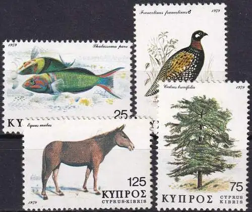 ZYPERN 1979 Mi-Nr. 504/07 ** MNH