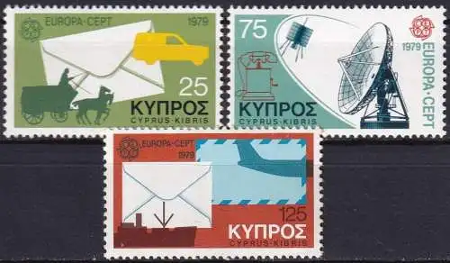 ZYPERN 1979 Mi-Nr. 501/03 ** MNH