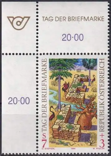 ÖSTERREICH 1994 Mi-Nr. 2127 Eckrand ** MNH