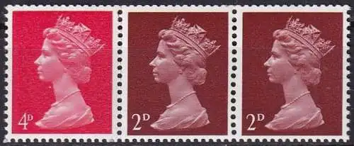 GROSSBRITANNIEN 1969 Zusammendruck ** MNH