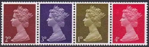 GROSSBRITANNIEN 1969 Zusammendruck ** MNH