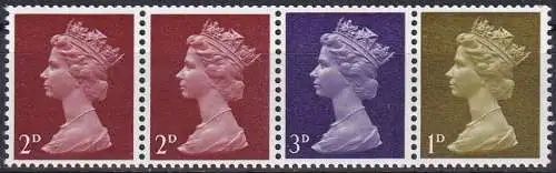 GROSSBRITANNIEN 1969 Zusammendruck ** MNH