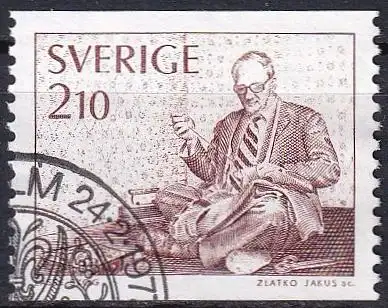 SCHWEDEN 1977 Mi-Nr. 975 o used - aus Abo