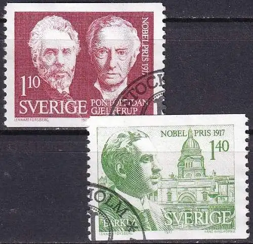 SCHWEDEN 1977 Mi-Nr. 1010/11 o used - aus Abo