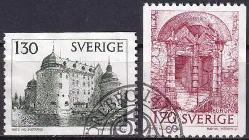 SCHWEDEN 1978 Mi-Nr. 1014/15 o used - aus Abo