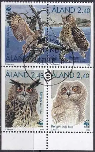 ALAND 1996 Mi-Nr. 109/12 o used - aus Abo