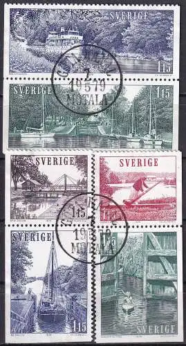 SCHWEDEN 1979 Mi-Nr. 1065/70 o used - aus Abo