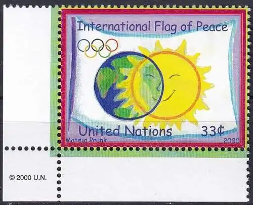 UNO NEW YORK 2000 Mi-Nr. 845 ** MNH