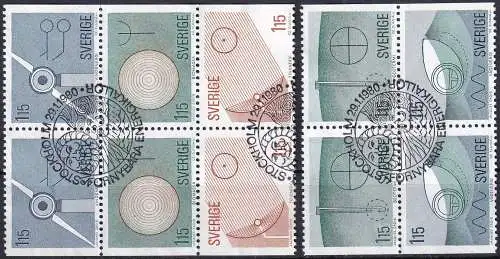 SCHWEDEN 1980 Mi-Nr. 1096/00 DD o used - aus Abo