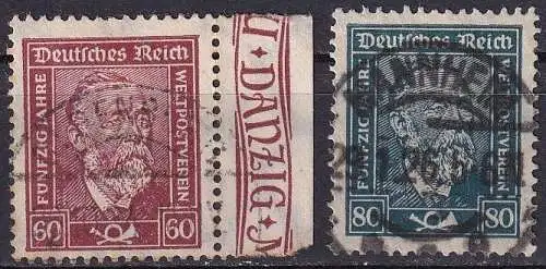 DEUTSCHES REICH 1924 Mi-Nr. 362/63 o used