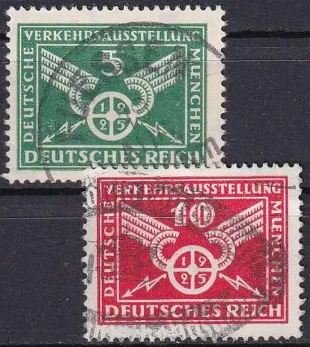 DEUTSCHES REICH 1924 Mi-Nr. 370/71 o used