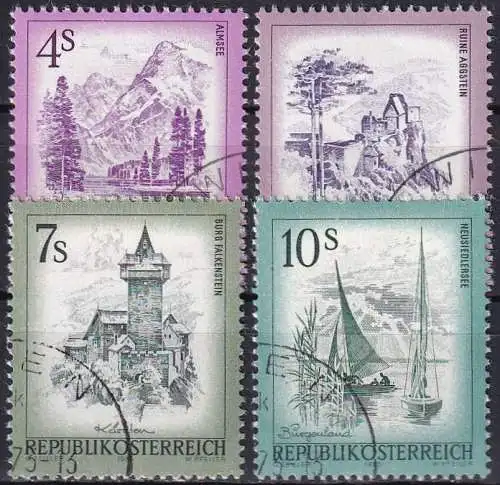 ÖSTERREICH 1973 Mi-Nr. 1430/33 o used - aus Abo