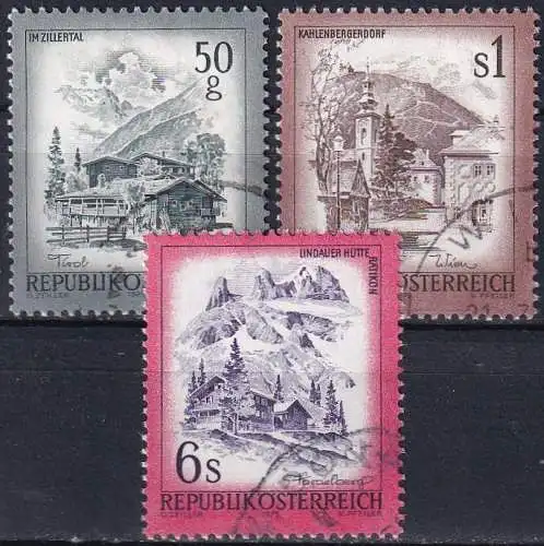 ÖSTERREICH 1975 Mi-Nr. 1475/77 o used - aus Abo