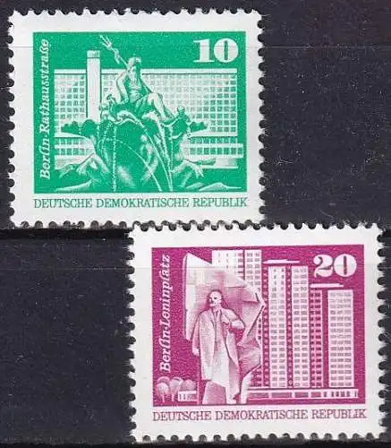 DDR 1973 Mi-Nr. 1868/69 ** MNH