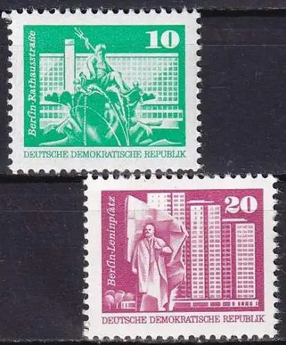 DDR 1973 Mi-Nr. 1868/69 ** MNH