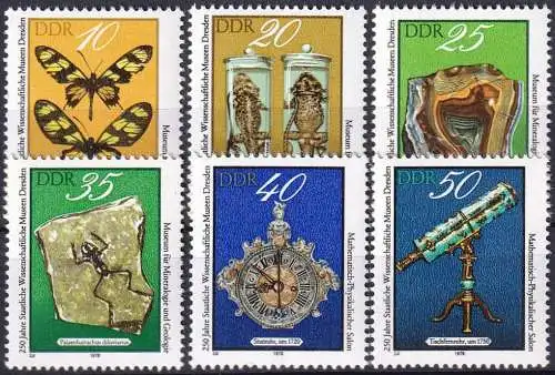 DDR 1979 Mi-Nr. 2370/75 ** MNH