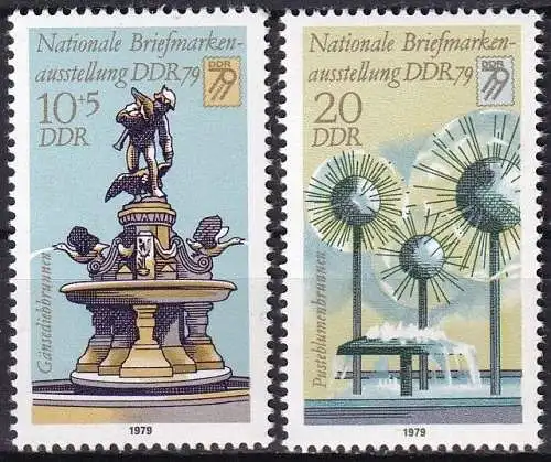 DDR 1979 Mi-Nr. 2441/42 ** MNH