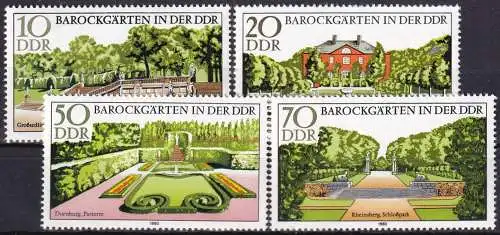 DDR 1980 Mi-Nr. 2486/89 ** MNH