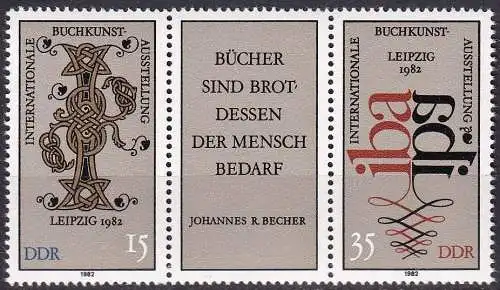 DDR 1982 Mi-Nr. 2697/98 ** MNH