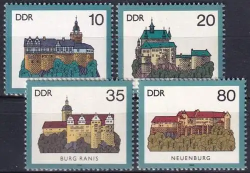 DDR 1984 Mi-Nr. 2910/13 ** MNH