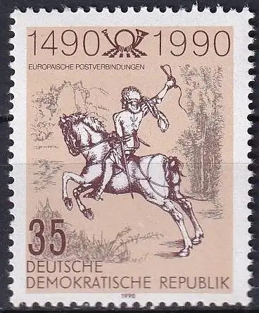 DDR 1990 Mi-Nr. 3299 ** MNH