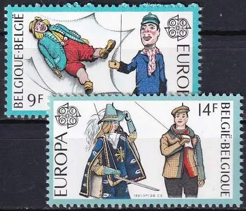 BELGIEN 1981 Mi-Nr. 2058/59 ** MNH- CEPT