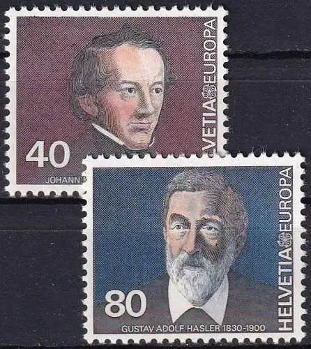 SCHWEIZ 1980 Mi-Nr. 1174/75 ** MNH - CEPT