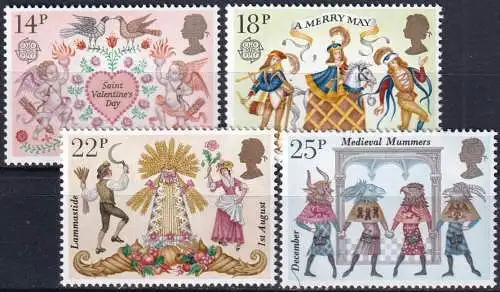 GROSSBRITANNIEN 1981 Mi-Nr. 867/70 ** MNH - CEPT
