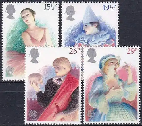 GROSSBRITANNIEN 1982 Mi-Nr. 914/17 ** MNH - CEPT