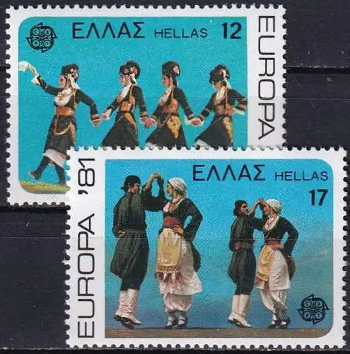 GRIECHENLAND 1981 Mi-Nr. 1445/46 ** MNH - CEPT